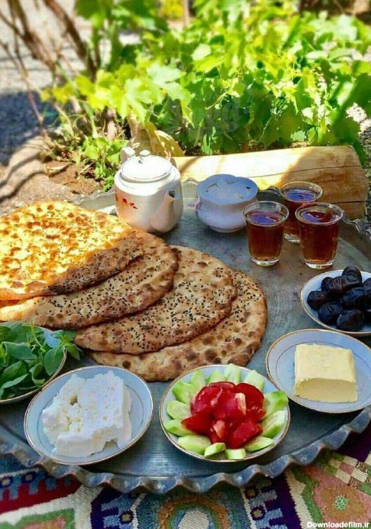 هر روز صبحونه با من . بفرمایید صبحانه سنتی 😍 - عکس ویسگون