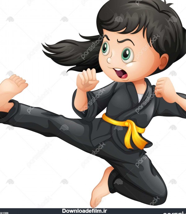 یک دختر شجاع کاراته کار 1141389