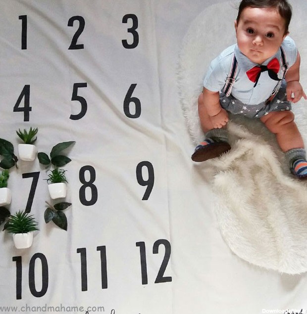 مدل عکس نوزاد هفت ماهه در خانه - مجله چند ماهمه