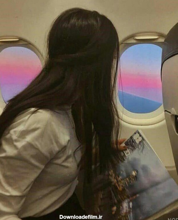 عکس فیک دخترونه در هواپیما - عکس نودی