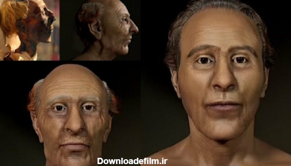 بازسازی چهره فرعون مصر با یک مدل سه بعدی - تکراتو