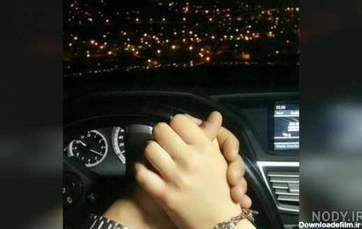 عکس عاشقانه در ماشین ایرانی