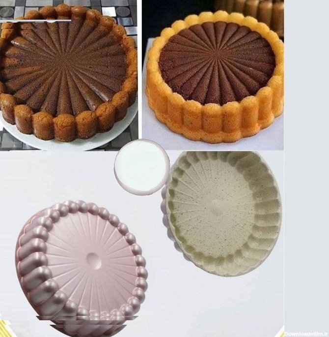 عکس از انواع قالب کیک