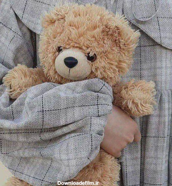 مجموعه عکس پروفایل دختر با عروسک خرس (جدید)