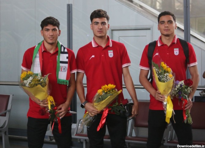 تصاویری از بازگشت تیم ملی نوجوانان پس از صعود به جام جهانی