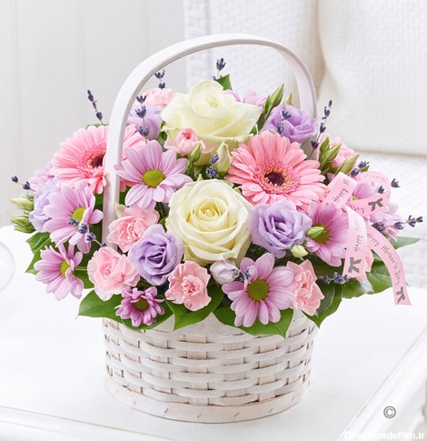 سبدگل | جدیدترین آموزش ساخت سبد گل طبیعی زیبا و ساده - گل فروشی رضوان