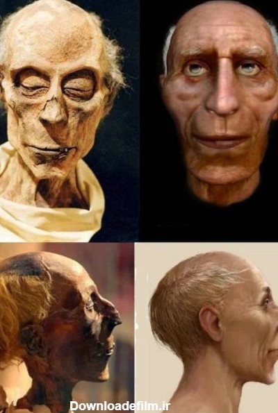 بازسازی چهره فرعون مصر با یک مدل سه بعدی - تکراتو