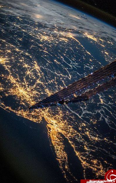 شب های رویایی زمین از نگاه فضانوردان +تصاویر