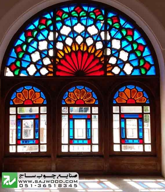 تعریف هنر ارسی سازی در ساخت پنجره های سنتی،قدیمی مشبک و شیشه رنگی ...