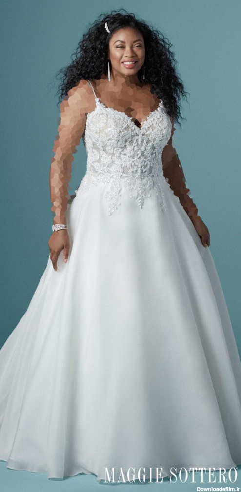 مدل لباس عروس برای افراد چاق (سایزبزرگ‌ها چه لباس عروسی بپوشند ...