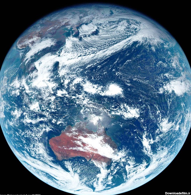 نخستین تصاویر واقعی از سیاره زمین