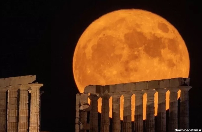 تصاویری از ابرماه (ماه کامل) شب گذشته در سراسر جهان (۱۳ تیر ۱۴۰۲ ...