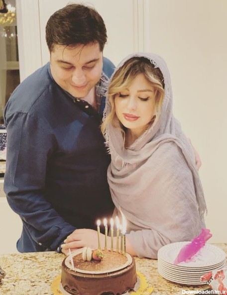 نهمین سالگرد ازدواج نیوشا ضیغمی و همسرش! عکس