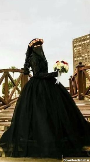عکس از لباس عروس سیاه