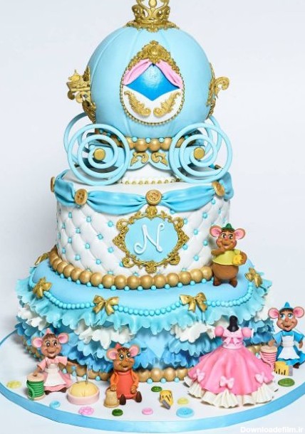 عکس کیک دخترانه شش ساله