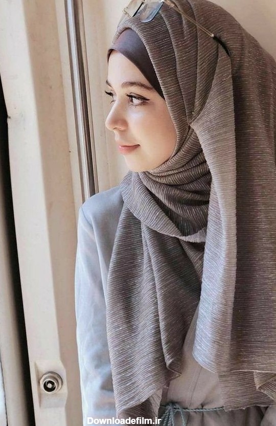 عکس با کیفیت دختر شیک و خوشگل با حجاب برای پروفایل