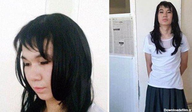 تقلب پسر چینی با لباس دخترانه + عکس