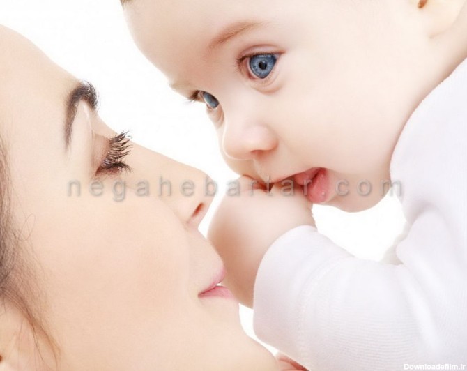 عکس نوزاد و مادر
