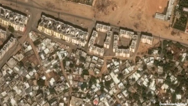 عکس/ وضعیت مناطق مسکونی نوار غزه، قبل و بعد از حملات دیوانه‌وار رژیم