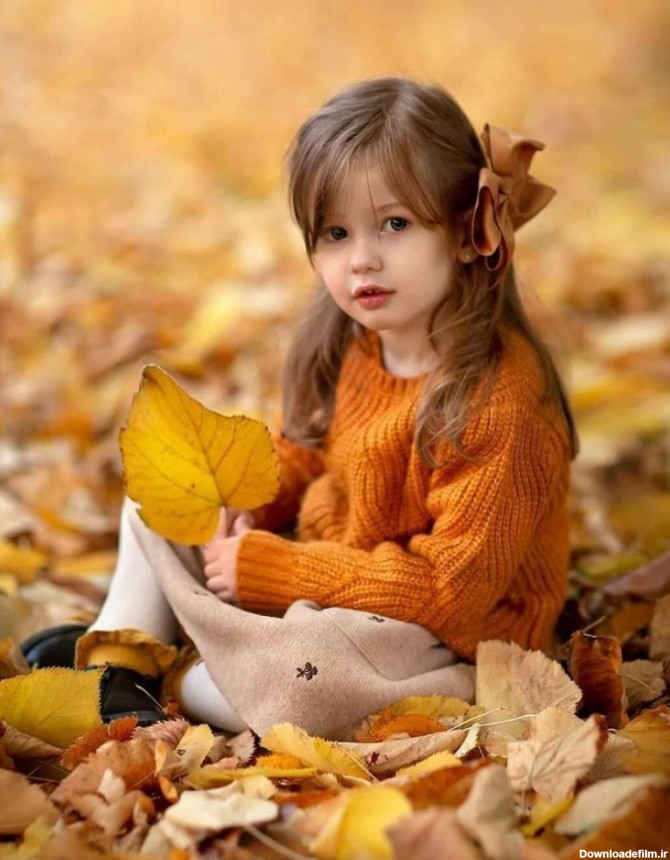 عکاسی از کودک در فصل پاییز