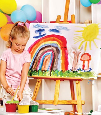 نقاشی کودک,بهترین کلاس ها برای کودک,افزایش تمرکز کودک