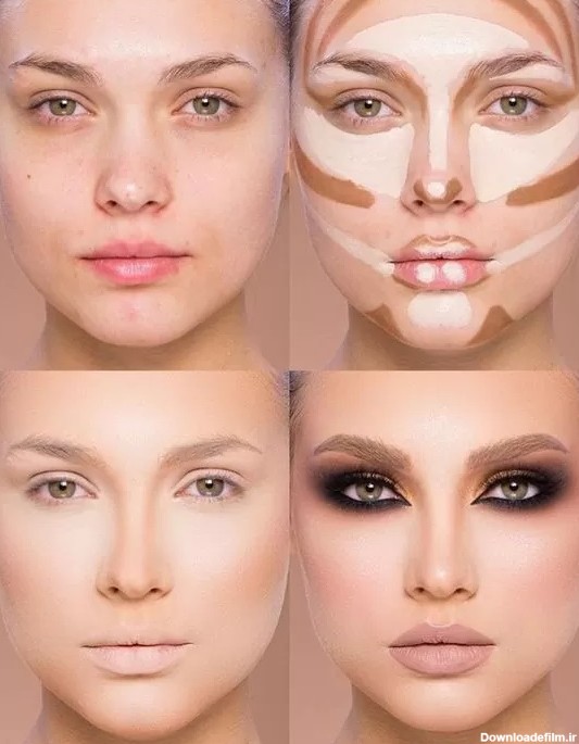 آموزش کانتورینگ برای انواع فرم صورت | فروشگاه لوازم آرایشی و ...