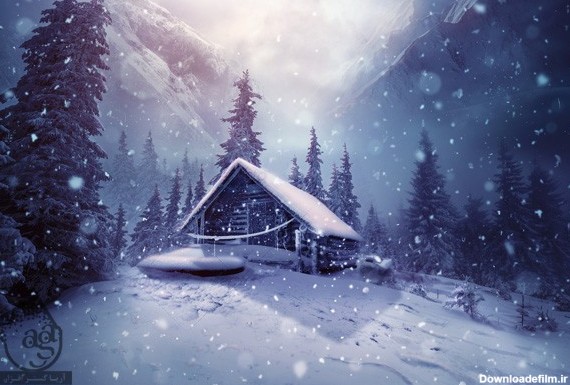 آموزش Photoshop : طراحی منظره زمستانی - انتشارات دیجیتال آریا گستر ...