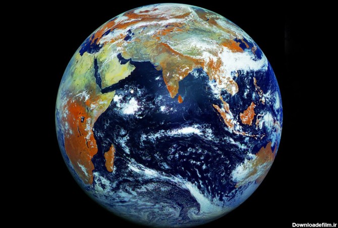 عکس سه بعدی از کره زمین