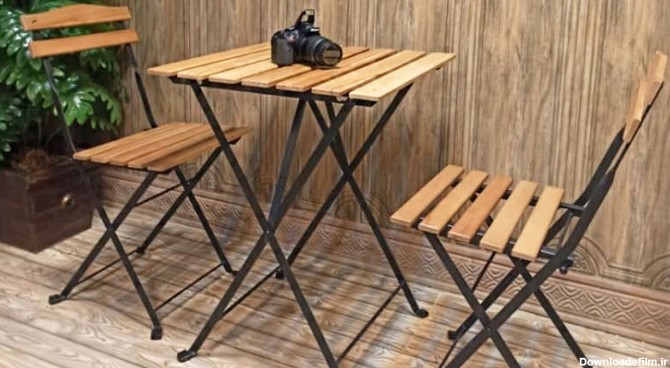 خرید میز و صندلی تاشو طرح ایکیا مدل ترمو وود با بهترین کیفیت و ...