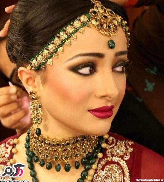 عکس های زیبا از آرایش عروس هندی