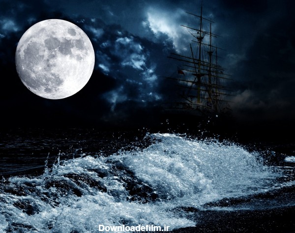 مجموعه 30 عکس دیدنی و جذاب از امواج اقیانوس در شب با کیفیت بالا