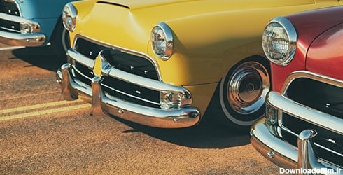 تصویر مجموعه ماشین و اتومبیل کلاسیک رنگارنگ | فری پیک ایرانی | پیک ...