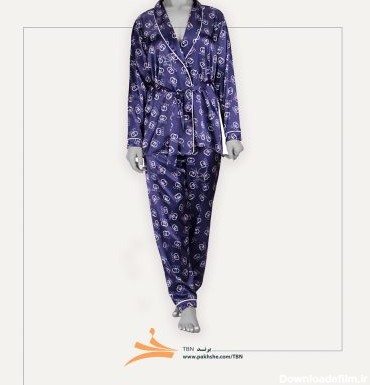 لباس خواب ساتن ابریشمی زنانه برند TBN کد 16094