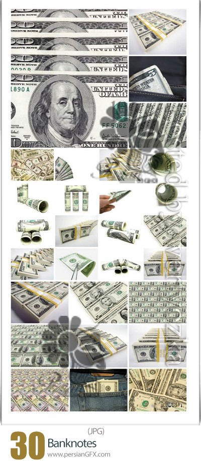 دانلود 30 عکس با کیفیت اسکناس دلار - Banknotes