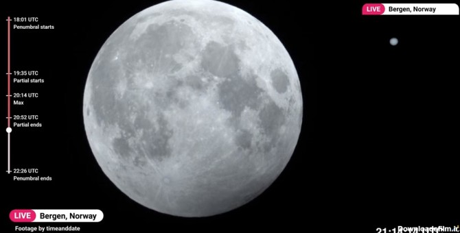 ببینید: تصاویری از ماه گرفتگی دیروز شنبه 6 آبان [+ ویدیو ...