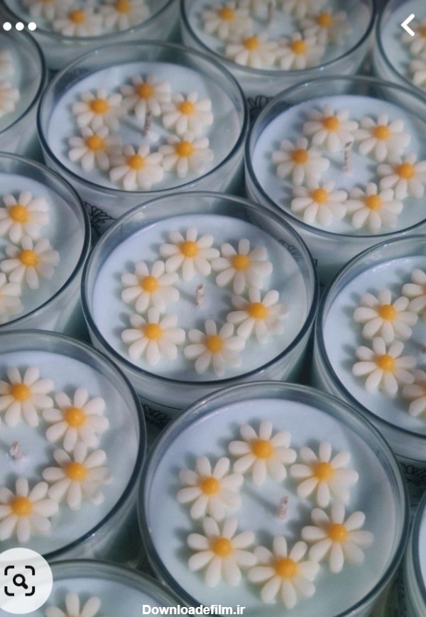 شمع های گل گلی       - عکس ویسگون