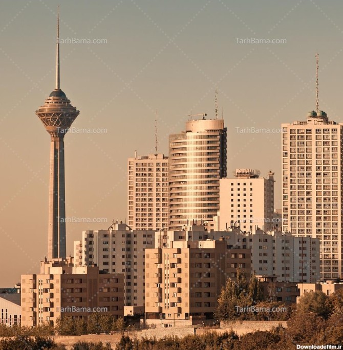 تصویر با کیفیت تهران و برج میلاد