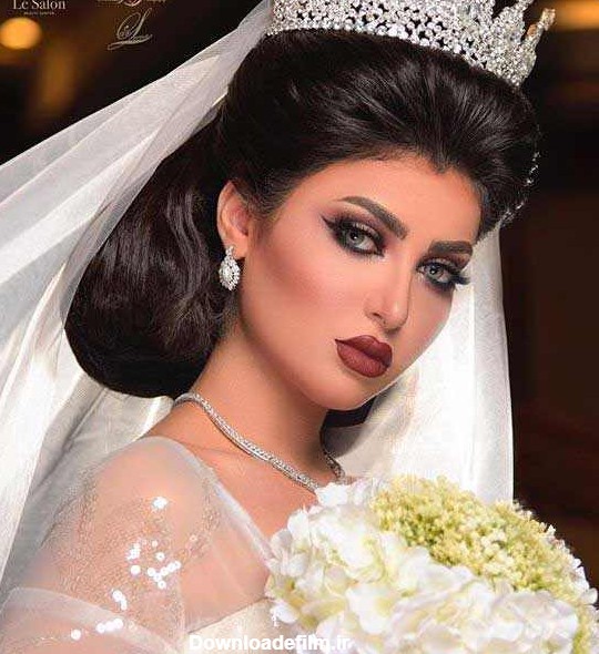 مدل آرایش عروس عربی حرفه ای | 65 عکس آرایش خلیجی جدید • مجله تصویر ...