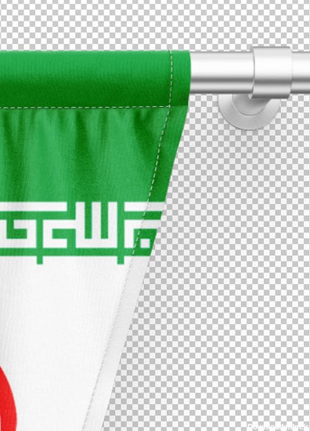عکس پرچم سه گوش آویز ایران