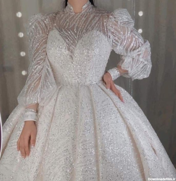 مدل لباس عروس پرنسسی جدید + لباس عروس پرنسسی پفی