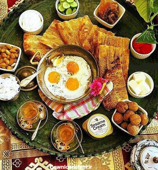 صبحانه ایرانی - عکس ویسگون