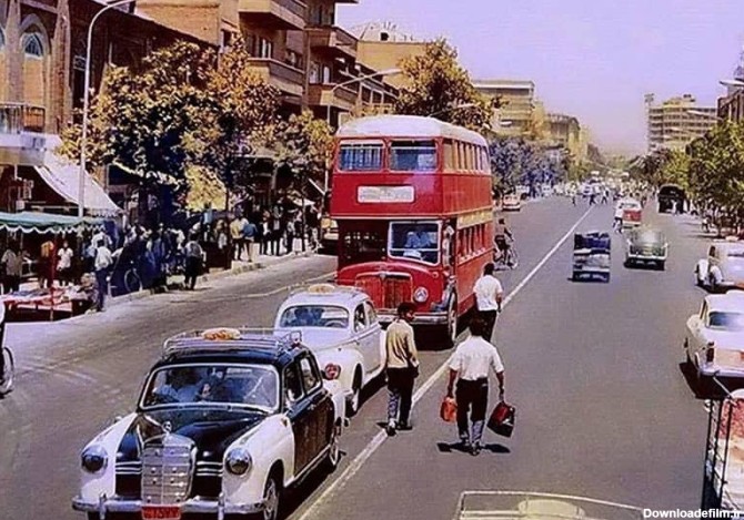 خیابان های تهران قدیم