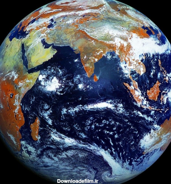 تصویر زمین از ارتفاع 36 هزار کلیومتری - همشهری آنلاین