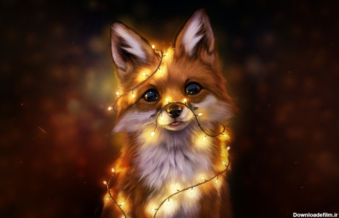 دانلود عکس فانتزی و زیبا از روباه